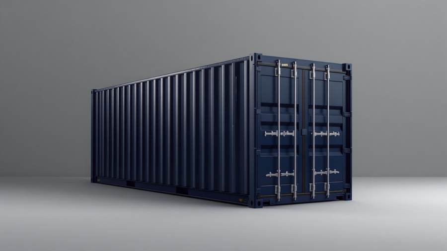 40ft high cube container for sale Dubai UAE (illustration)